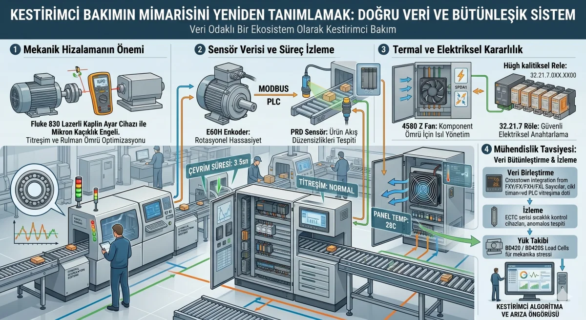Endüstriyel Arıza Önleme Stratejileri: Mekanik Hassasiyetten Veri Odaklı Kestirimci Bakıma Geçiş