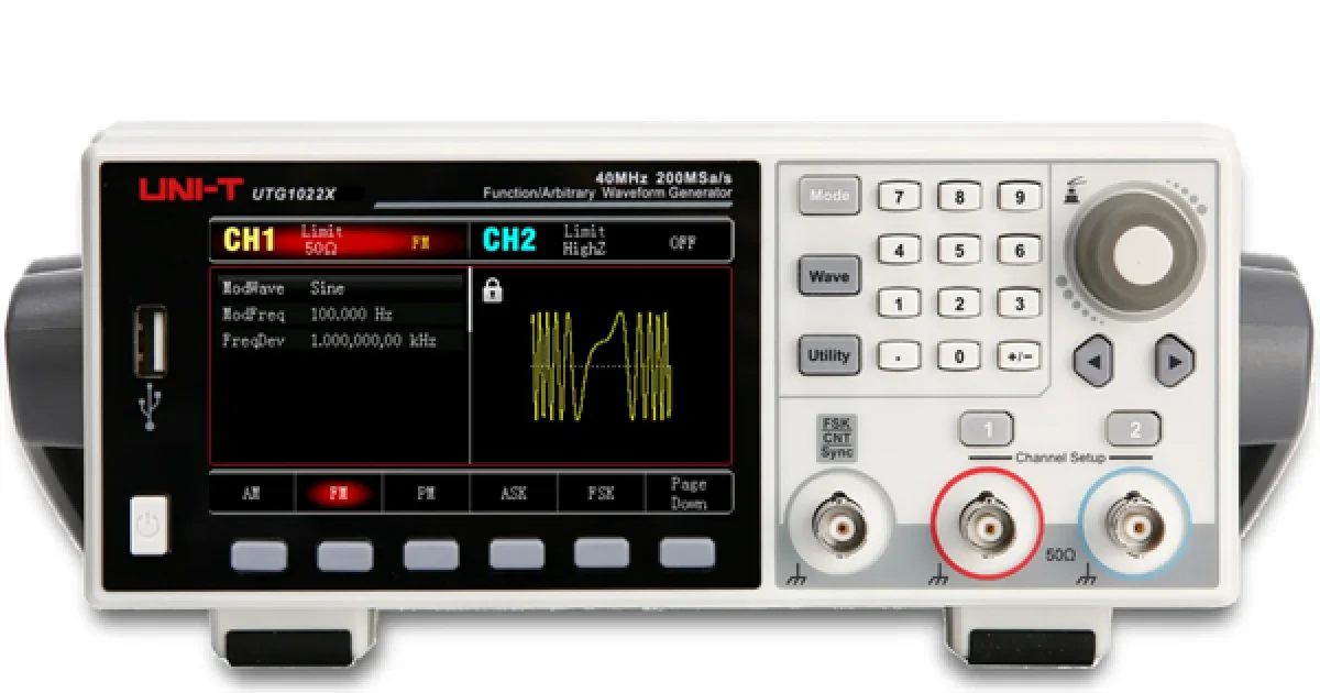 UNI-T UTG1022X 20MHz Sinyal Jenaratörü - Olimpiyat Otomasyon
