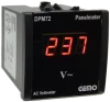 Dpm72-vac500 - Panel Tipi Dijital AC Voltmetre