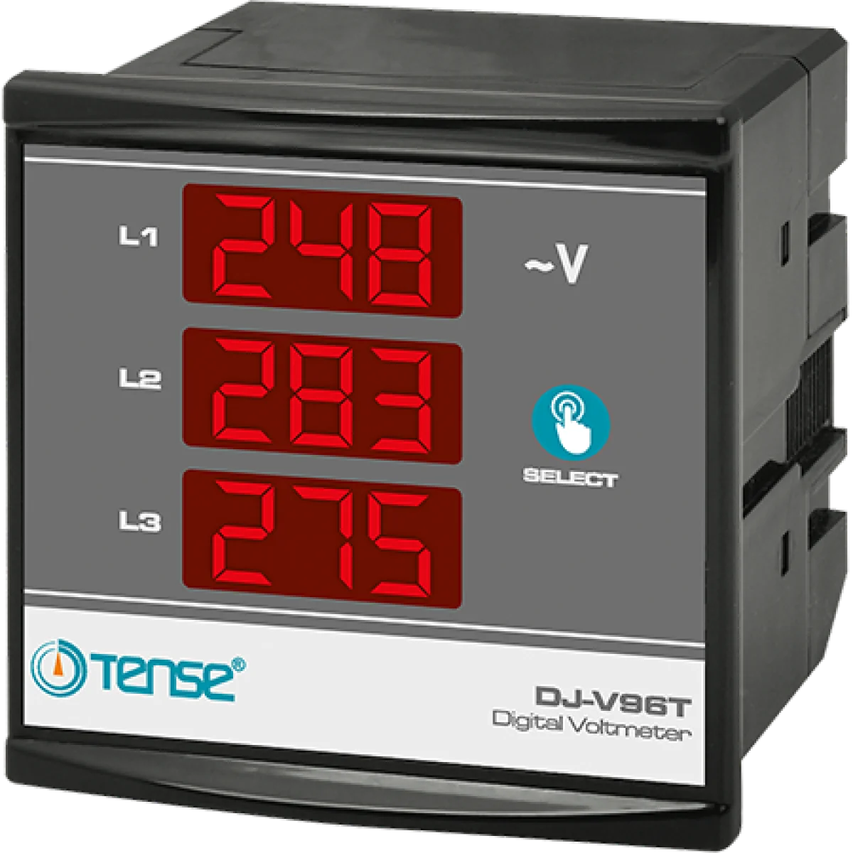 3×3 Hane LED Display Ekranlı Voltmetre - Olimpiyat Otomasyon