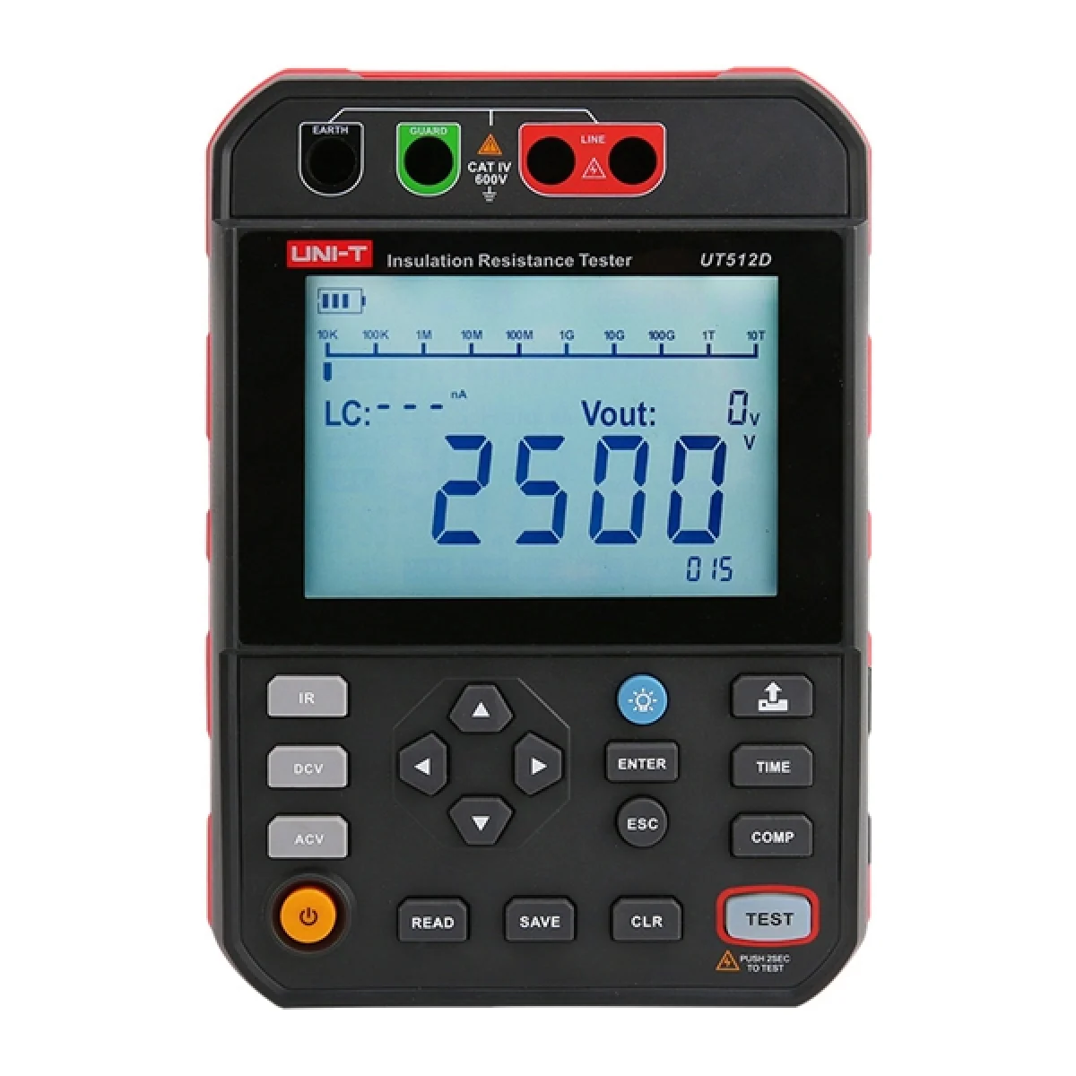 UNI-T UT512D 2500V Yalıtım Direnci Test Cihazı - Olimpiyat Otomasyon