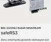 SICK safeRS3 3D Güvenli Radar Sensörü
