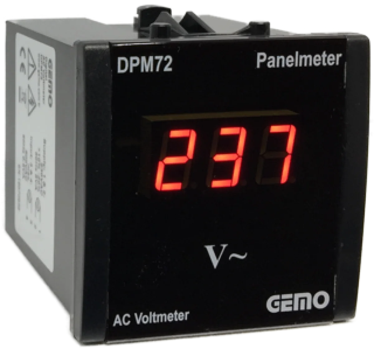 Dpm72-vac500 - Panel Tipi Dijital AC Voltmetre - Olimpiyat Otomasyon