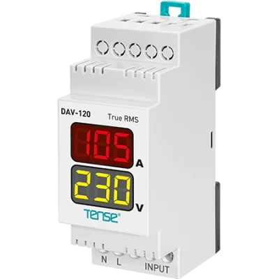 2×3 Hane LED Display Ekranlı Direct Ampermetre ve Voltmetre