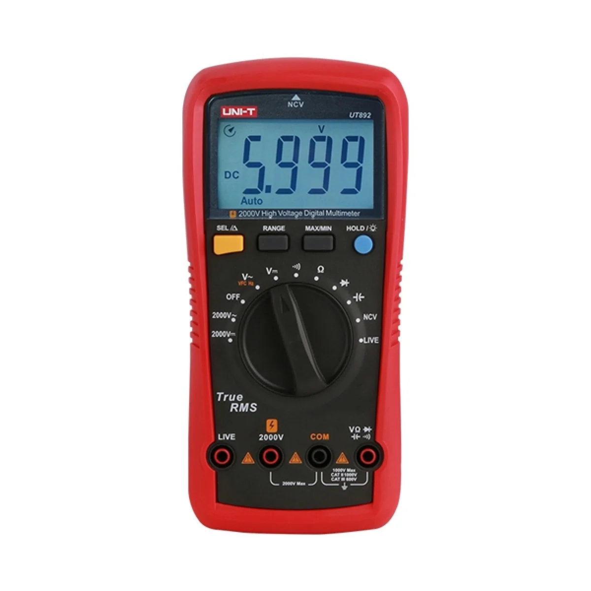 UNI-T UT892 2000V AC/DC Yüksek Voltajlı Dijital Multimetre - Olimpiyat Otomasyon