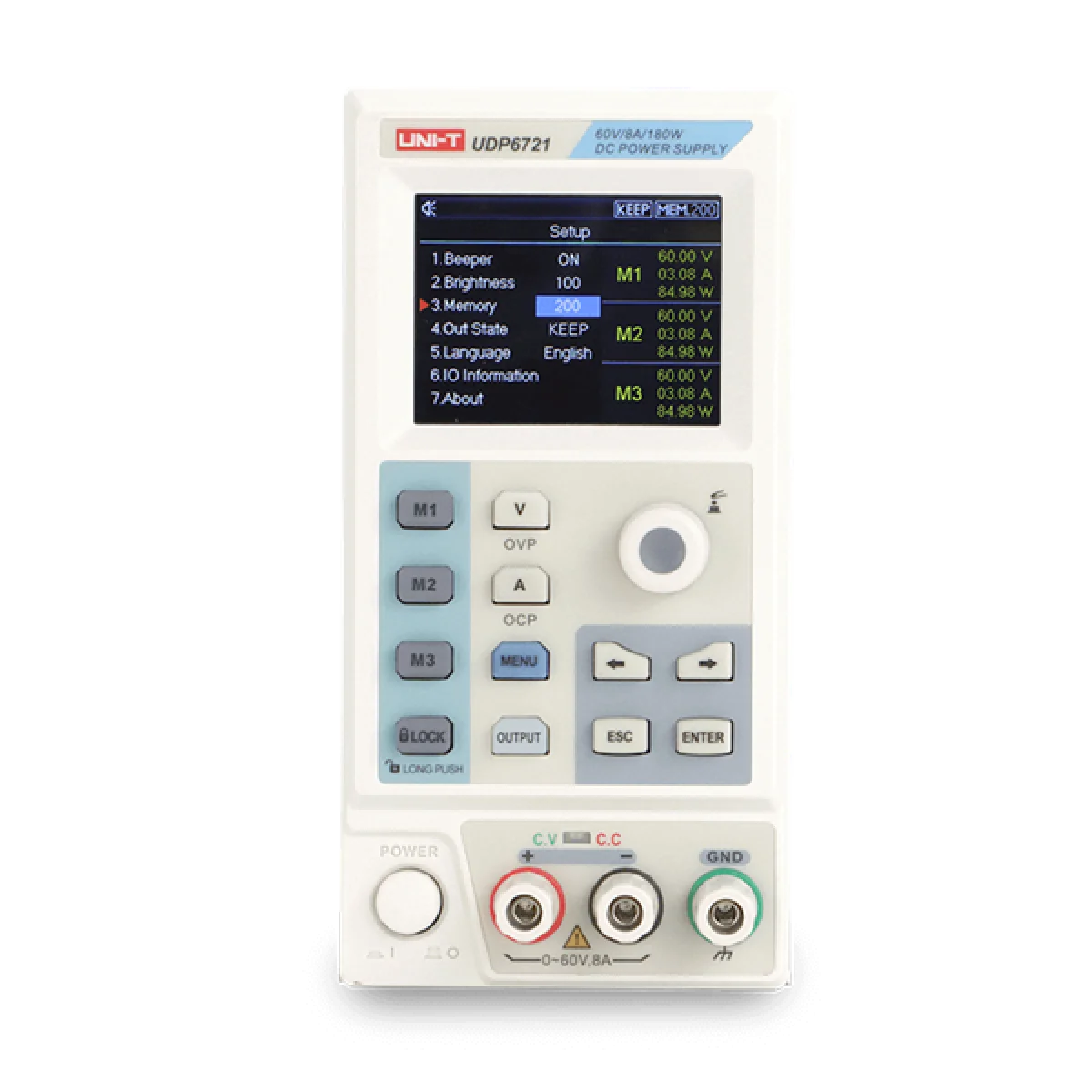 UNI-T UDP6721 60VDC 8A Programlanabilir Doğrusal Güç Kaynağı - Olimpiyat Otomasyon