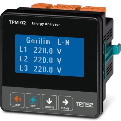 Haberleşmeli, 128×64 Grafik Lcd Ekranlı Enerji Analizörü