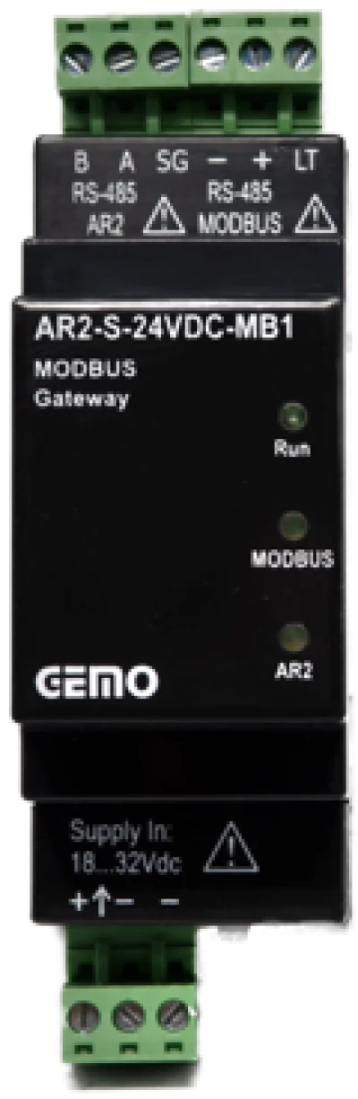 Ar2-s-24vdc-mb1 - Ar2 Modbus Ağ Geçidi