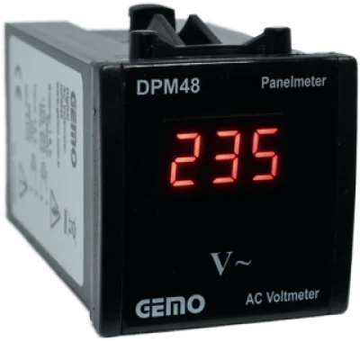 Dpm48-vac500 - Panel Tipi Dijital AC Voltmetre