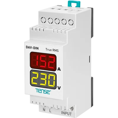 2×3 Hane LED Display Ekranlı Ampermetre ve Voltmetre