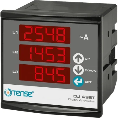 3×4 Hane LED Display Ekranlı Ampermetre